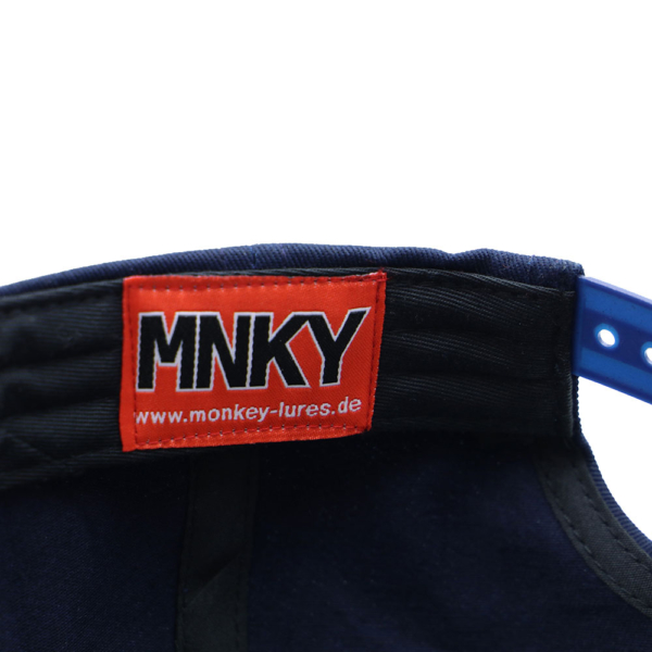 Monkey-Lures-Cap-Blau-Braun-Inside