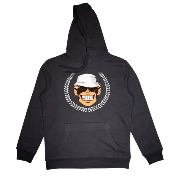 Monkey-Lures-Merch-Hoodie-Grau-Front
