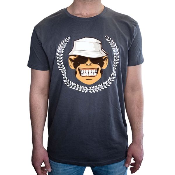 Monkey Lures Merch T-Shirt grau
