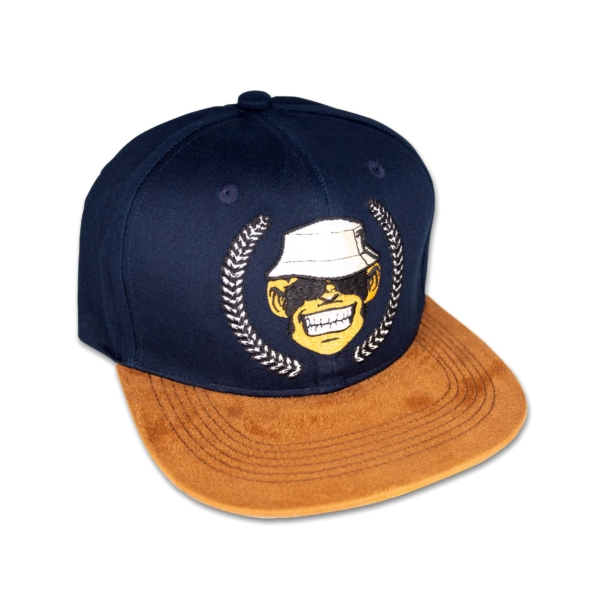 Monkey-Lures-Snapback-Blau-Braun