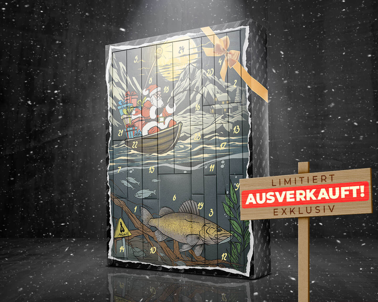 Der Adventskalender für Angler ist stark limitiert in der Stückzahl.